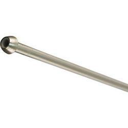3/8 in. 20 in. Bullnose Water Supply Tube in Brushed Nickel