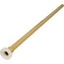 3/8 in. 12 in. Flat Head Water Supply Tube in Polished Brass