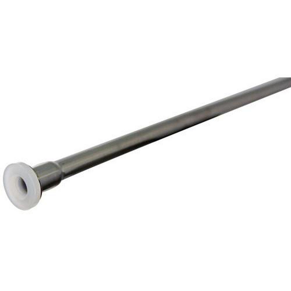Signature Hardware Brushed Nickel 3/8 in. 12 in. Flat Head Water Supply Tube 