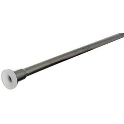 3/8 in. 12 in. Flat Head Water Supply Tube in Brushed Nickel