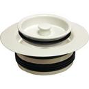 Monogram Brass&reg; White Plastic Disposer Flange & Stopper 