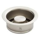 Signature Hardware Brushed Nickel Brass Disposer Flange & Stopper 
