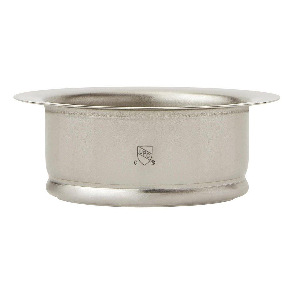 Signature Hardware Brushed Nickel Brass Disposer Flange & Stopper 