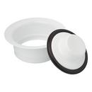 Signature Hardware White Brass Disposer Flange & Stopper 