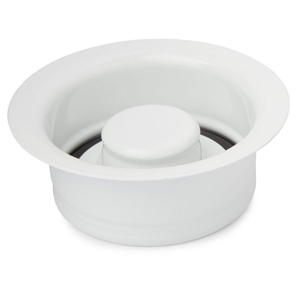 Signature Hardware White Brass Disposer Flange & Stopper 
