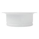 Signature Hardware White Brass Disposer Flange & Stopper 