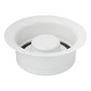 Signature Hardware White Brass Disposer Flange & Stopper 