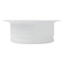 Signature Hardware White Brass Disposer Flange & Stopper 