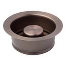 Brass Disposer Flange & Stopper in Oil Rubbed Bronze