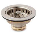 Signature Hardware PVD Brushed Nickel 3-1/2 in. Basket Strainer 