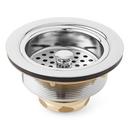 Signature Hardware Chrome 3-1/2 in. Basket Strainer 