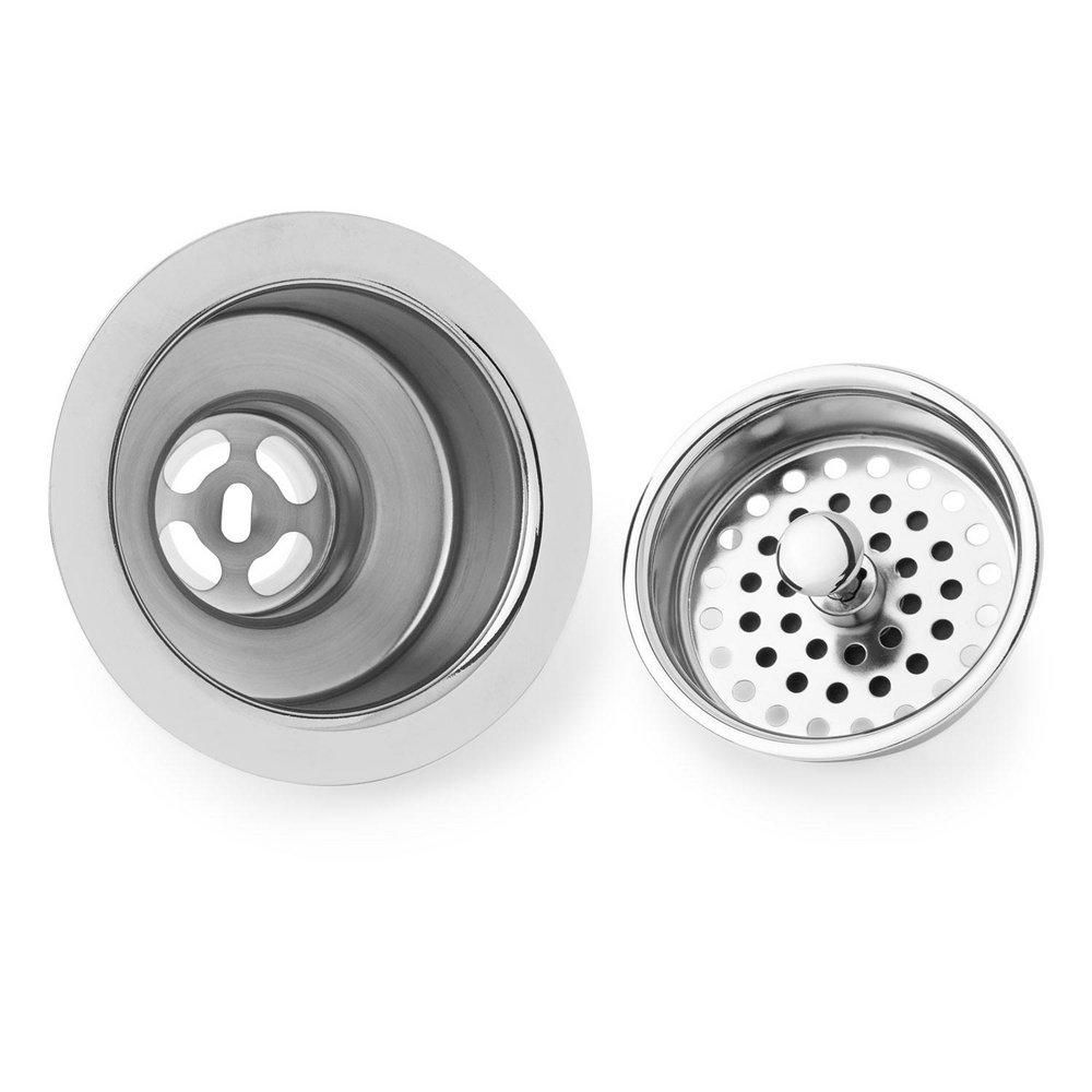 Signature Hardware Chrome 3-1/2 in. Basket Strainer 