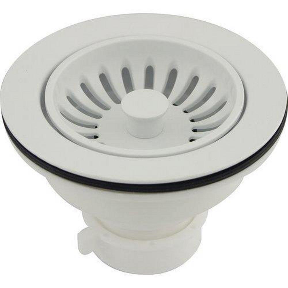 Monogram Brass&reg; White Poly Basket Strainer 