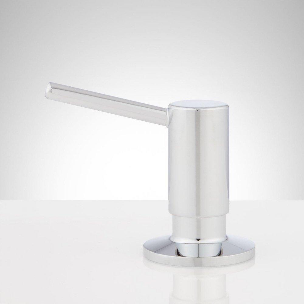 Signature Hardware Polished Chrome Soap/Lotion Dispenser 