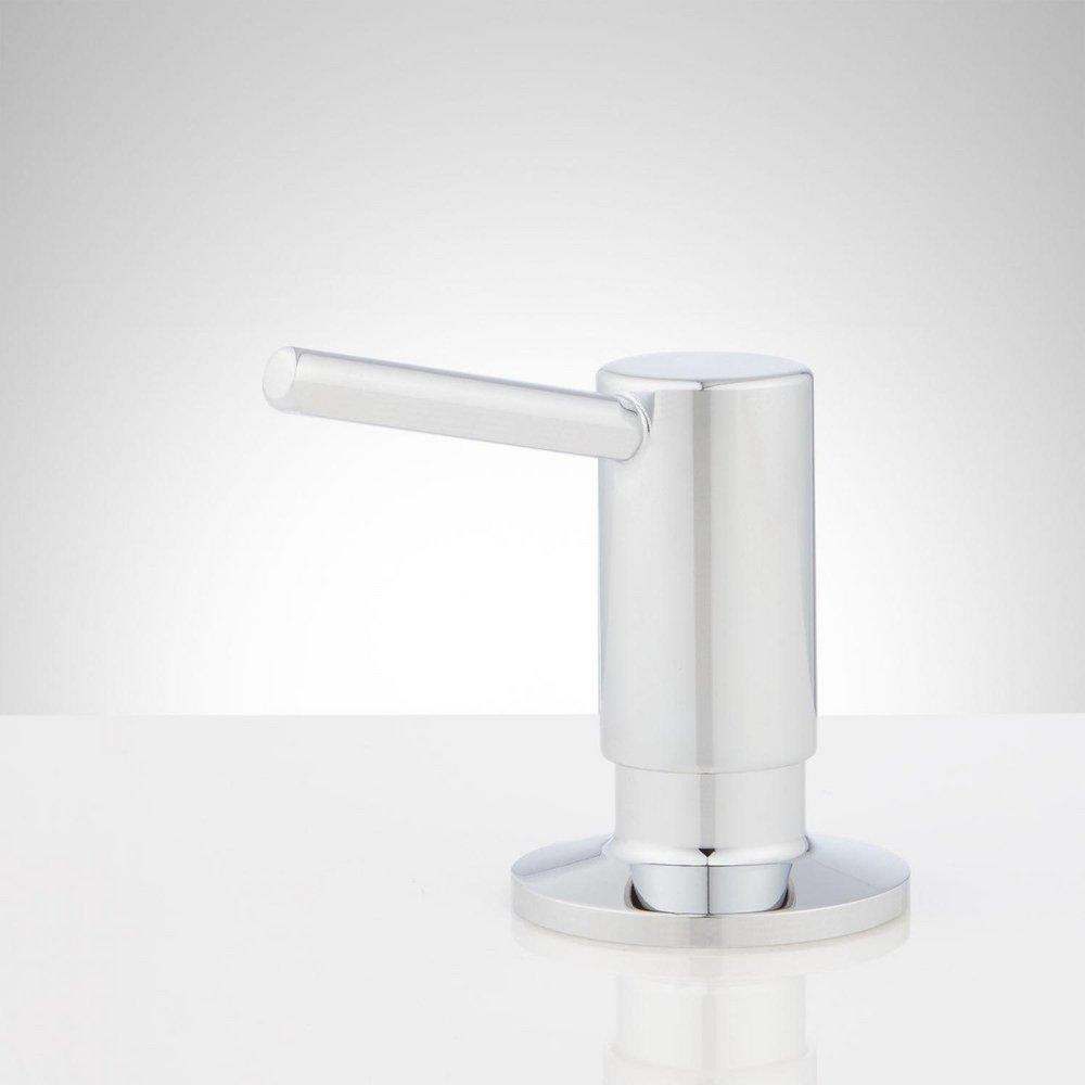 Signature Hardware Polished Chrome Soap/Lotion Dispenser 