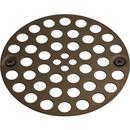 4 in. Shower Grid Strainer in Oil Rubbed Bronze