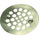 4-1/4 in. Tub/ Shower Screw-In Drain Cover with 304 Stainless Steel PVD in Brushed Nickel