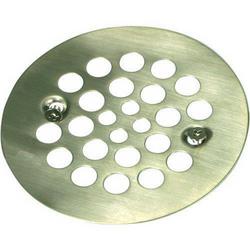 4-1/4 in. Shower Strainer in Brushed Nickel