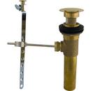 Signature Hardware PVD Polished Brass 2-1/4 x 8 in. Pop-Up Style Bathroom Sink Drain 