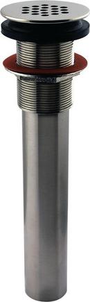 Signature Hardware PVD Brushed Nickel 2-1/4 x 6 in. Grid Style Bathroom Sink Drain 