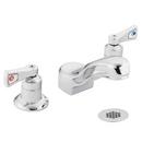 Moen Chrome Widespread Bathroom Sink Faucet with Double Lever Handle 