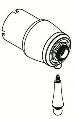 *CVR* VOL CNTRL HDL KIT WTHL ORB