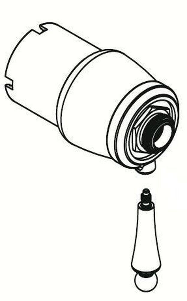 VOL CNTRL HDL KIT WTHL BN 