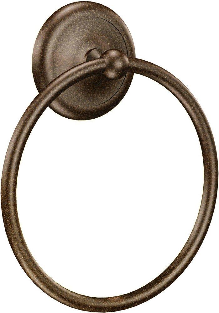 Moen Old World Bronze Round Closed Towel Ring 