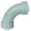 Enfield Socket Enfusion Long Sweep Straight PVC and Polypropylene 90 Degree Elbow with 1/4 Degree Bend 