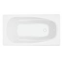 PROFLO® White 60 x 32 in. Drop-In Bathtub with End Drain in White 