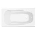 PROFLO&reg; White 60 x 32 in. Soaker Drop-In Bathtub with End Drain 