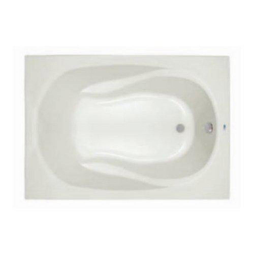 PROFLO® White 72 x 36 in. Soaker Drop-In Bathtub with End Drain 
