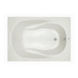72 x 36 in. Soaker Drop-In Bathtub with End Drain in White