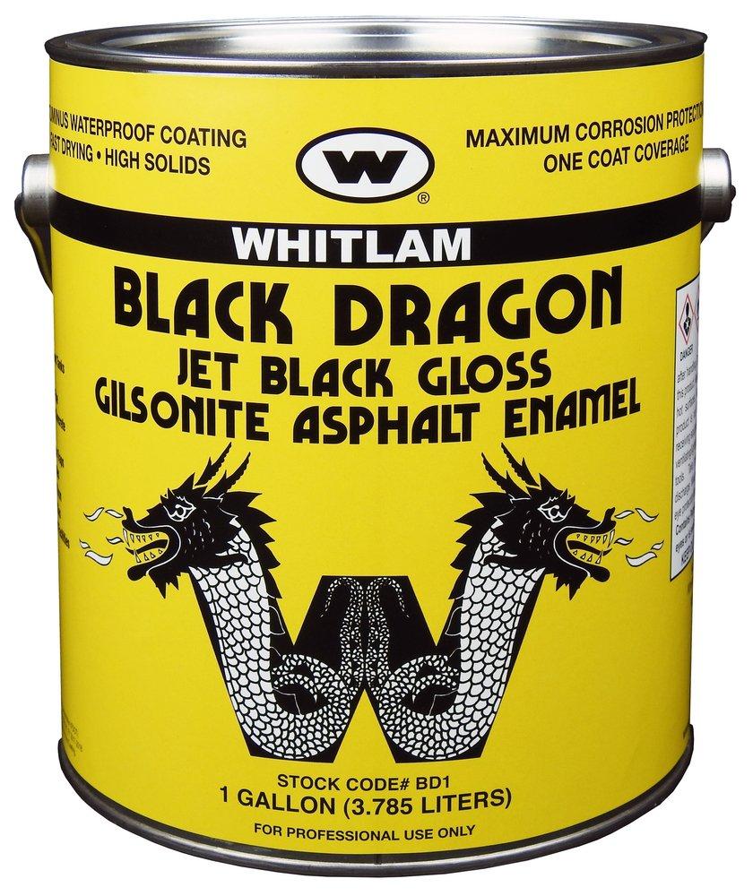 WHITLAM Black Asphalt Paint in Black 