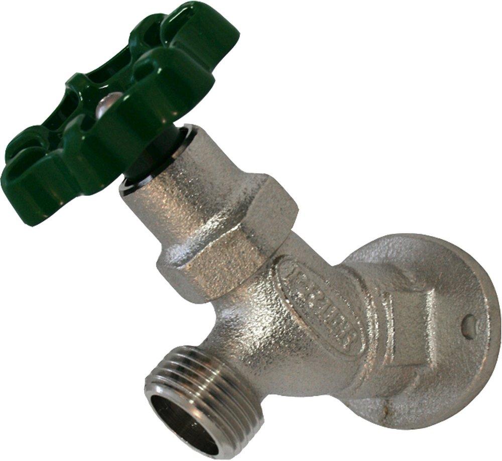 PRIER Products Satin Nickel Plated 1/2 in. Angle Sillcock Faucet 