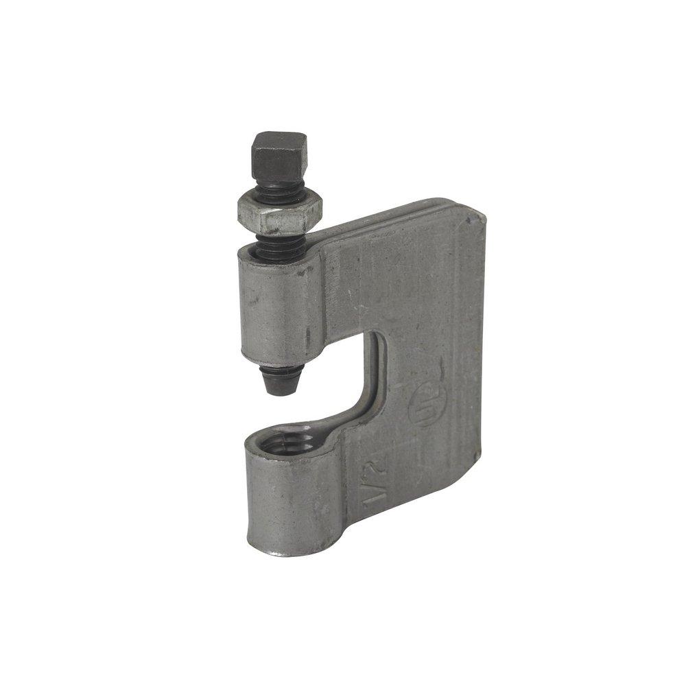 Eaton B-Line Series Black Steel C-Clamp with Locknut in Black 