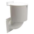 LAMBRO White 4 x 13-3/10 in. ABS and Polystyrene Dryer Vent 