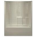 Aquarius Industries White 60 in. Fiberglass Reinforced Plastic Tile Tub and Shower 