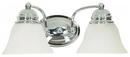 100W 2-Light Vanity Fixture in Polished Chrome