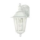 NUVO White 13 in. 60W Medium Lantern 