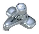 Slow-Closing Temperature Lavatory Faucet in Polished Chrome