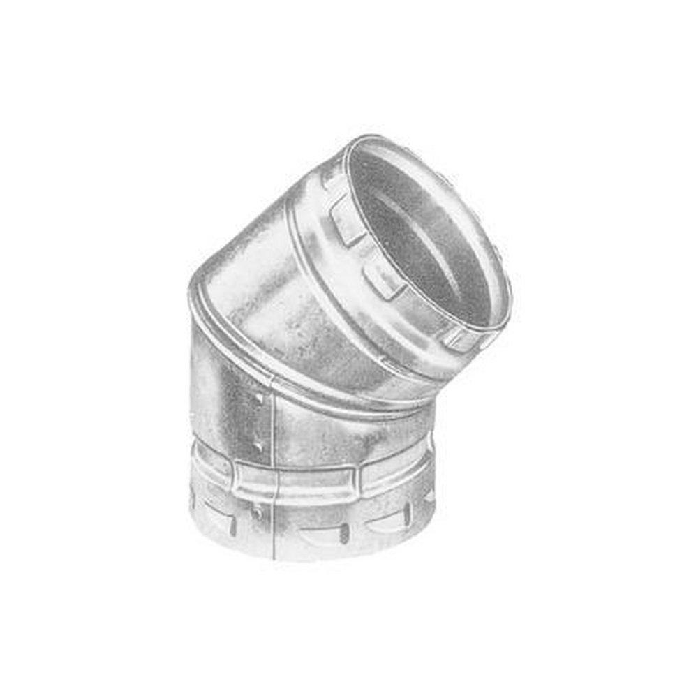 American Metal Products Aluminum and Galvanized Steel Gas Vent Adjustable Elbow 