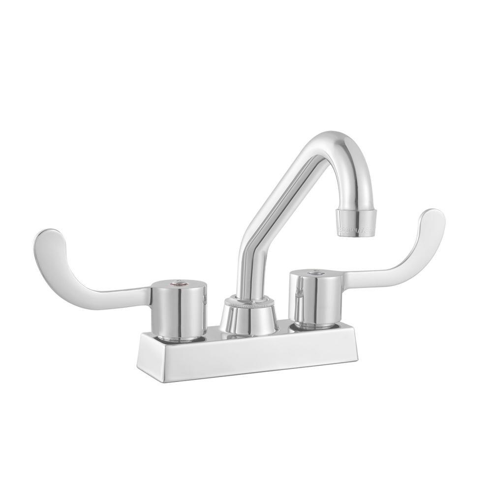 FIAT Products Chrome Plated Two Wristblade Handle Laundry Faucet 