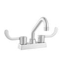 Two Wristblade Handle Laundry Faucet in Chrome Plated