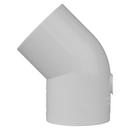 White PVC Schedule 40 45&deg; Elbow 