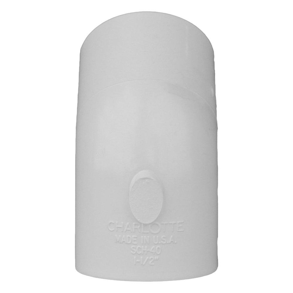 White PVC Schedule 40 45&deg; Elbow 