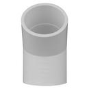 White PVC Schedule 40 45&deg; Elbow 