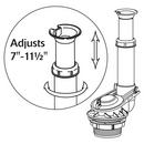 Lavelle Industries Black 3-5 gpf Plastic Rubber Flush Valve Assembly 
