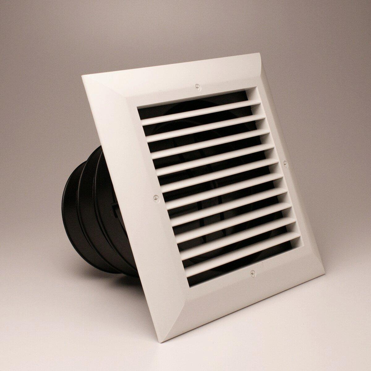 Rectorseal White Collar Exhaust Combined with Damper 