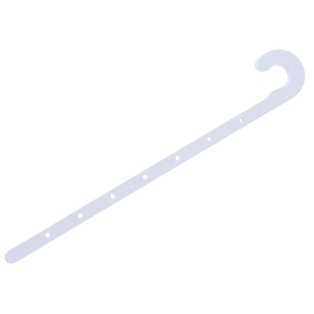 Jones Stephens White ABS DWV J-Hook with Nail 